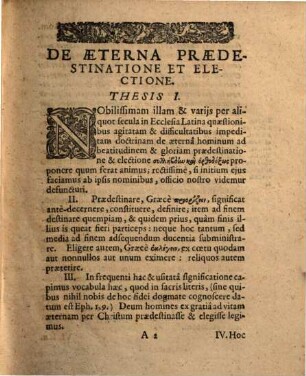 Adsertiones de aeterna praedestinatione et electione