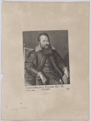 Bildnis des Christophorvs Fvgger