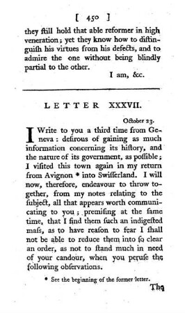 XXXVII. Government of Geneva