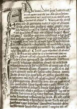 Messbuch der Kalandsbrüderschaft : Messbuch der Kalandsbrüderschaft (1301/1400). Schriftseite. Hermannstadt (Siebenbürgen): Bruckenthal'sches Museum