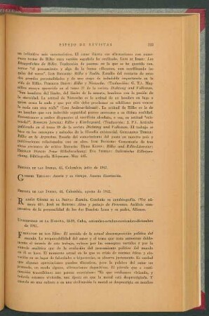 Revista de las Indias, 43, Colombia, julio de 1942