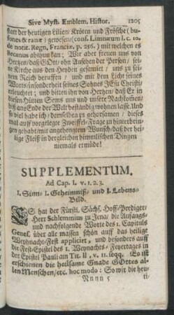 Supplementum.
