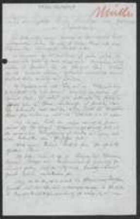 Brief von Karl Müller an August Emanuel Fürnrohr an Regensburgische Botanische Gesellschaft