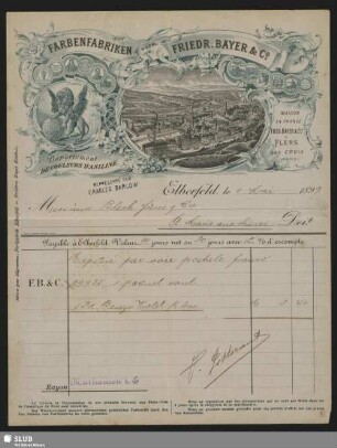 Farbenfabriken vorm. Friedr. Bayer & Co., Elberfeld : Rechnung
