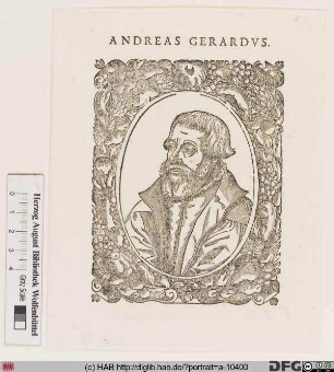 Bildnis Andreas Hyperius (eig. Andreas Gerhard od. Gheeraerdts)