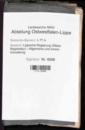Anspruch Schaumburg-Lippes auf die Kontribution von ausgewiesenen Forstgrundstücken im Amt Blomberg