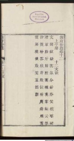Yun fu shi yi : 106 juan, 3