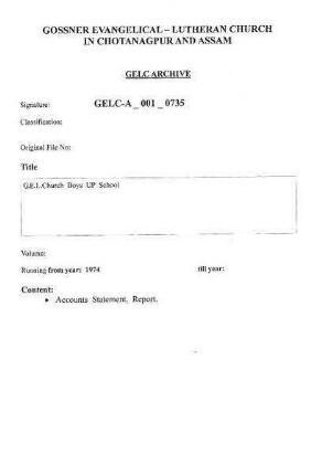 G.E.L. Church Boys UP School