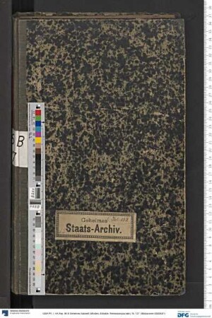 Kabinettsorders vom 2. Januar 1807 - 14. Dezember 1808 (Abschriften)