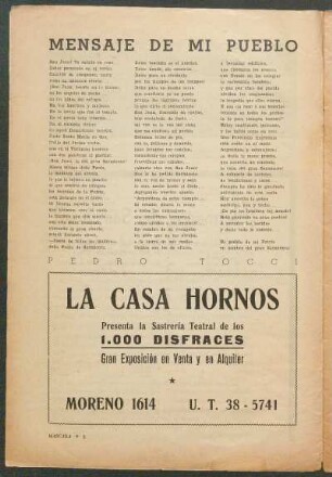 Mensaje de mi Pueblo