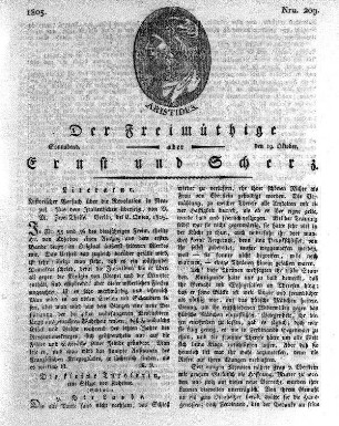 Nro. 209, Sonnabend den 19. Oktober