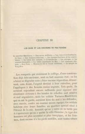 Chapitre III Les rues et les environs de Fou-Tchéou