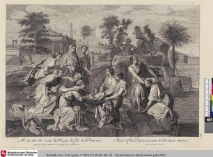 Moise tiré des eaux du Nil par la fille de Pharaon [Rettung des Moses]