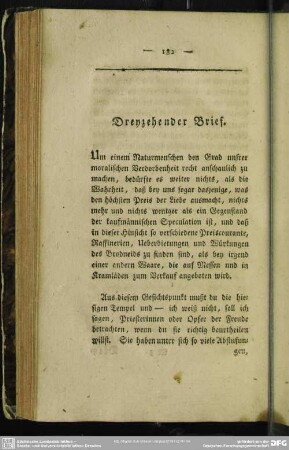 Dreyzehender Brief