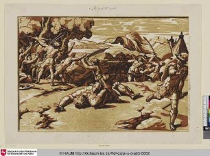 [David enthauptet Goliath]