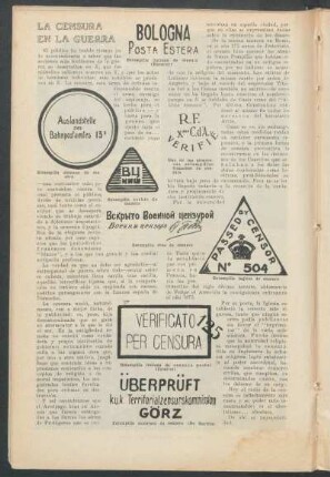 La censura en la guerra