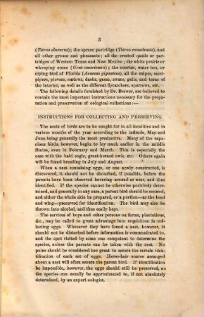 Instructions in reference to collecting nests and eggs of North American birds
