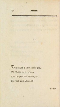 3. Von unsern Vätern lernten wir