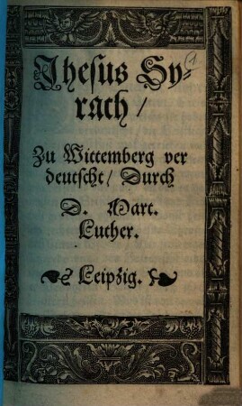 Jhesus Syrach