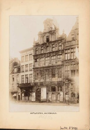 Gildehaus, Antwerpen: Ansicht