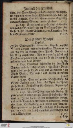 Deß Andern Buchs