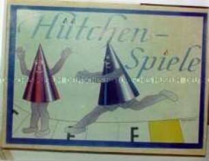 Brettspiel "Hütchen-Spiele"