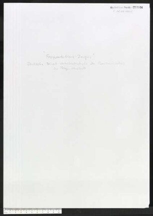 "Frequentations-Zeugnis". Deutsche Privat-Volkshochschule des Piaristen-Ordens zu Prag, Neustadt