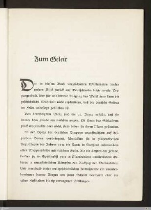 Zum Geleit