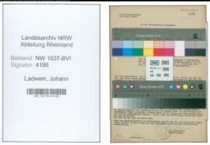 Entnazifizierung Johann Ladwein , geb. 22.02.1902 (Gemuesehaendler)