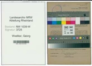 Entnazifizierung Georg Woelker , geb. 27.10.1886 (Vermessungsinspektor)