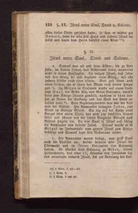 § 17. Israel unter Saul, David und Salomo.