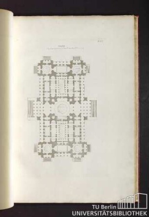 Pl. VI. Bains. 1er grand prix proposé par l'academie et remporté par Mr Crucie.
