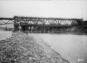 Umbau Eisenbahnbrücke Steinbach bei Kachlet/Donau