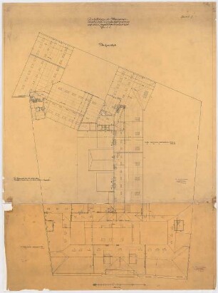 AEG-Hauptverwaltungsgebäude, Berlin: Dachgrundriss, 1:100