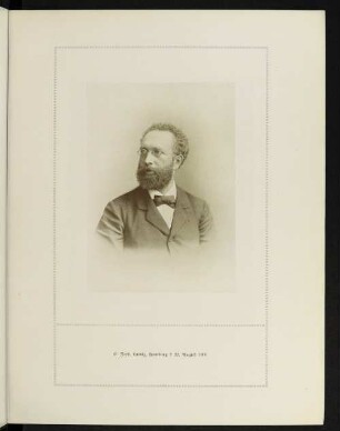 C. Ferd. Laeisz, Hamburg † 22. August 1900