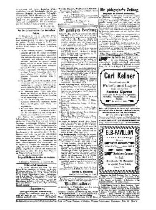 An die Lehrervereine des deutschen Reichs