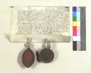 Abt Georg und der Konvent von Kloster Michaelbeuern schließen eine Gebetsverbrüderung mit St. Zeno;. S1: Abt Georg v. Kloster Michaelbeuern, S2: Konvent v. Michaelbeuern