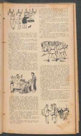 ¡Ay! ¡Ay! ¡Ay! ¡Ay! : Firmas españolas