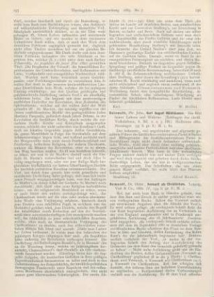 156-157 [Rezension] Romundt, Henrich, Vernunft als Christentum
