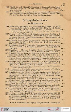 8. Graphische Kunst (Nr. 2176 - 2426)