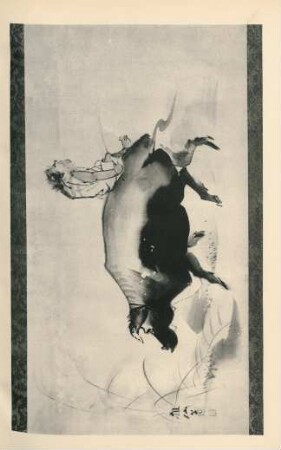 [XLVII. Herd boy on ox by Mori Sosen ...]