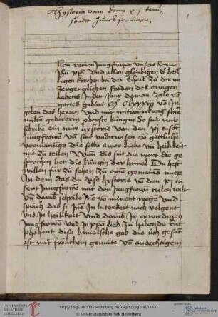 Revelatio nova itineris et passionis undecim milium virginum, Lib. I, dt.