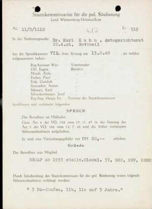 Kuhn, Karl, Dr.