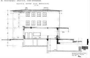 Bad Friedrichshall-Jagstfeld: Empfangsgebäude Bauteil 2 Nordwestansicht