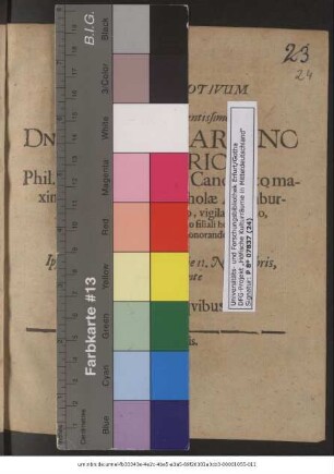 Turibulum Votivum ... Dn. Paulo Martino Sagittario, Phil. D. SS. Theologiae Candidato maxime digno, Illustris Scholae Altenburgensis Rectori ... accensum Ipso Onomasteriorum Festo die 11. Novembris, feliciter relucente : a Classis Superioris quibusdam Alumnis