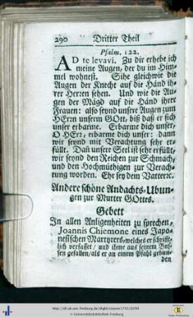 Andere schöne Andachts-Ubungen
