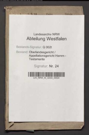 Bockum, Franz von gen. von Dolffs, Hauptmann a.D. und Probst zu Sassendorf, Bd. 1