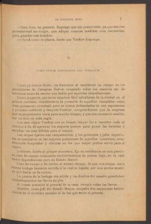 II - Como puede despejarse una situación