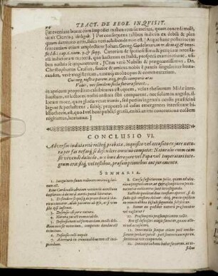 Conclusio VI. Adversus indicia rite recteq probata [...]