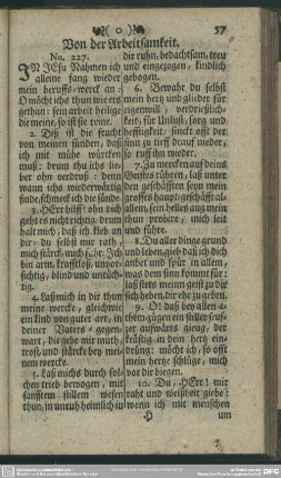 Von der Arbeitsamkeit